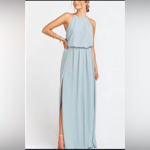 Show Me Your MuMu Heather Halter Dress!‎ Size Medium